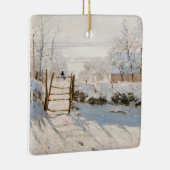 Claude Monet - The Magpie Keramikornament (Rechts)