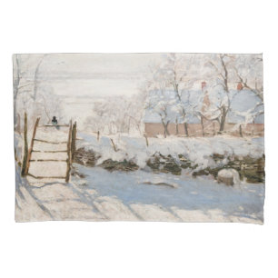 Claude Monet - The Magpie Kissenbezug