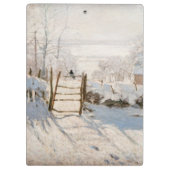 Claude Monet - The Magpie Klemmbrett (Rückseite)
