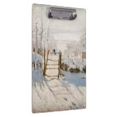 Claude Monet - The Magpie Klemmbrett (Rechts)