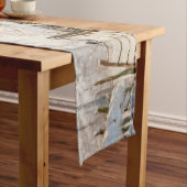 Claude Monet - The Magpie Kurzer Tischläufer (Beispiel)