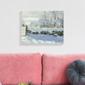 Claude Monet - The Magpie Leinwanddruck (Insitu (Wohnzimmer))
