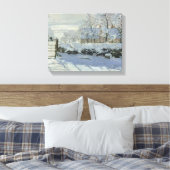 Claude Monet - The Magpie Leinwanddruck (Insitu (Schlafzimmer))
