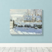 Claude Monet - The Magpie Leinwanddruck (Insitu (Holzboden))