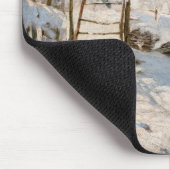 Claude Monet - The Magpie Mousepad (Ecke)