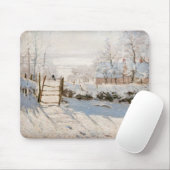 Claude Monet - The Magpie Mousepad (Mit Mouse)