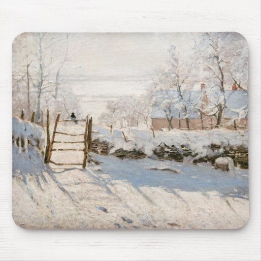 Claude Monet - The Magpie Mousepad (Vorne)