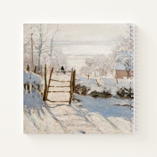 Claude Monet - The Magpie Notizblock (Rückseite)