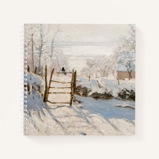 Claude Monet - The Magpie Notizblock (Vorderseite)