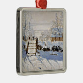 Claude Monet, The Magpie, Ornament Aus Metall (Rechts)
