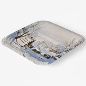 Claude Monet, The Magpie Pappteller (Gewinkelt)