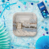 Claude Monet - The Magpie Pappteller (Party)