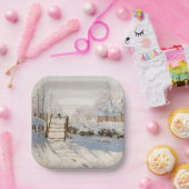 Claude Monet - The Magpie Pappteller (Party)