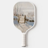 Claude Monet - The Magpie Pickleball Schläger (Rückseite)