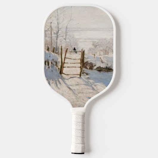 Claude Monet - The Magpie Pickleball Schläger (Rückseite)