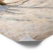 Claude Monet - The Magpie Poster (Ecke)