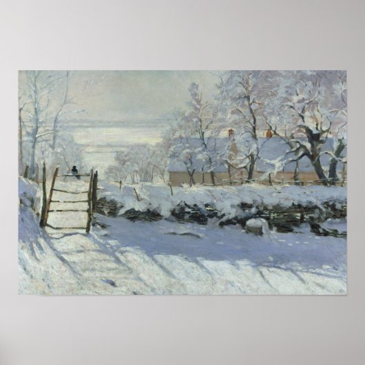 Claude Monet - The Magpie Poster (Vorne)