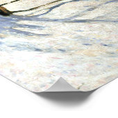 Claude Monet The Magpie Poster (Ecke)