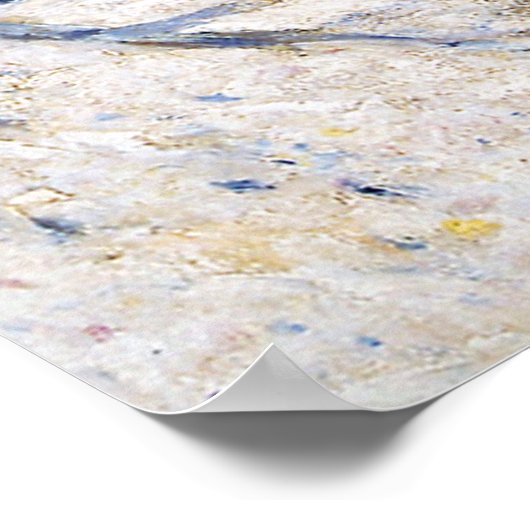 Claude Monet, The Magpie Poster (Ecke)