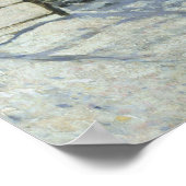 Claude Monet - The Magpie Poster (Ecke)