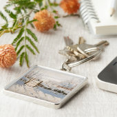 Claude Monet - The Magpie Schlüsselanhänger (Seite)