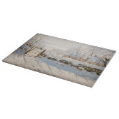 Claude Monet - The Magpie Schneidebrett (Ecke)