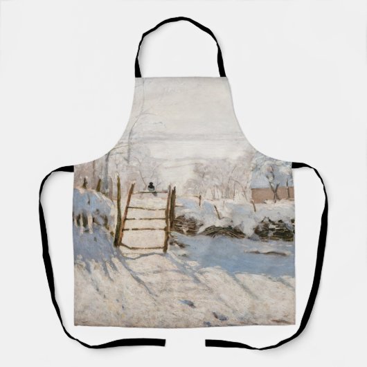 Claude Monet - The Magpie Schürze (Vorderseite)