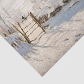 Claude Monet - The Magpie Seidenpapier (Ausschnitt)