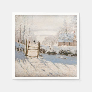 Claude Monet - The Magpie Serviette
