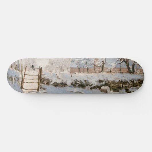 Claude Monet - The Magpie Skateboard (Horizontal)