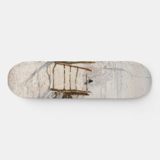 Claude Monet - The Magpie Skateboard (Horizontal)