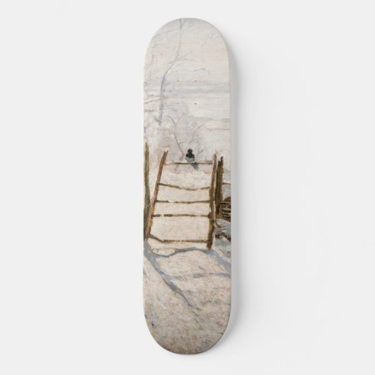 Claude Monet - The Magpie Skateboard (Vorderseite)