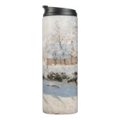 Claude Monet - The Magpie Thermosbecher (Nach rechts gedreht)