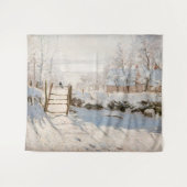 Claude Monet - The Magpie Wandteppich (Vorderseite (Horizontal))