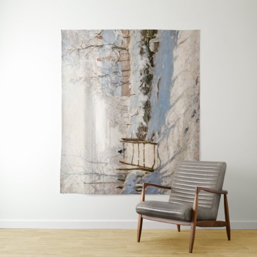 Claude Monet - The Magpie Wandteppich (Beispiel)