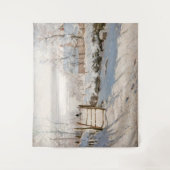 Claude Monet - The Magpie Wandteppich (Vorderseite)