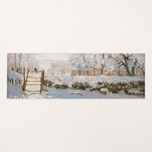Claude Monet - The Magpie Yogamatte (Vorderseite (Horizontal))