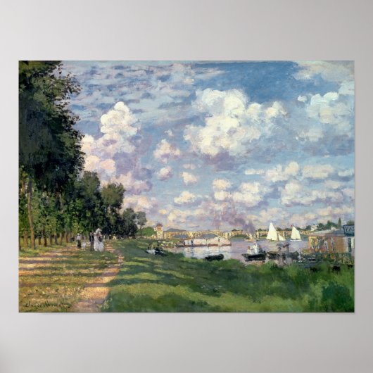 Claude Monet | The Marina at Argenteuil, 1872 Poster (Vorne)