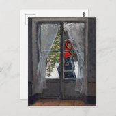 Claude Monet The Red KerChief Postkarte (Vorne/Hinten)