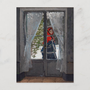 Claude Monet The Red KerChief Postkarte