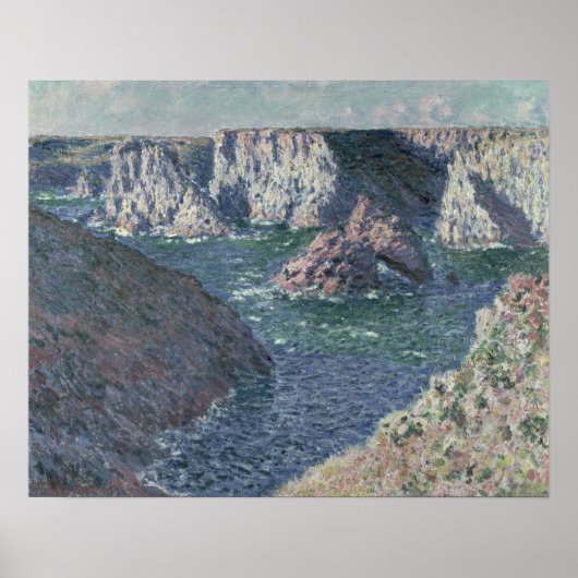 Claude Monet | The Rocks at Belle-Ile, 1886 Poster (Vorne)