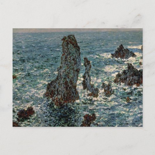 Claude Monet | The Rocks at Belle-Ile, 1886 Postkarte (Vorderseite)