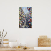 Claude Monet The Rue Montorgueil in Paris Poster (Küche)