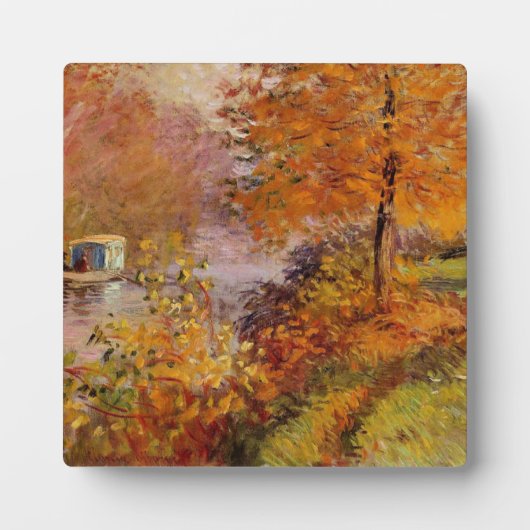 Claude Monet, The Studio Boat, Fotoplatte (Vorderseite)