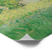 Claude Monet The Willows Die alte Kunst Frankreich Poster (Ecke)