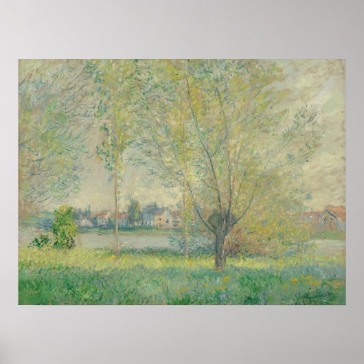 Claude Monet The Willows Die alte Kunst Frankreich Poster (Vorne)