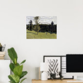 Claude Monet Train im Grünen Poster (Heimbüro)