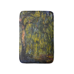Claude Monet Trauerweide Impressionistische Kunst Badematte