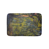 Claude Monet Trauerweide Impressionistische Kunst Badematte (Vorderseite)