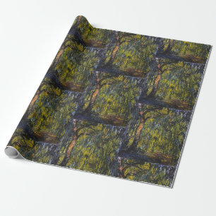 Claude Monet Trauerweide Impressionistische Kunst Geschenkpapier